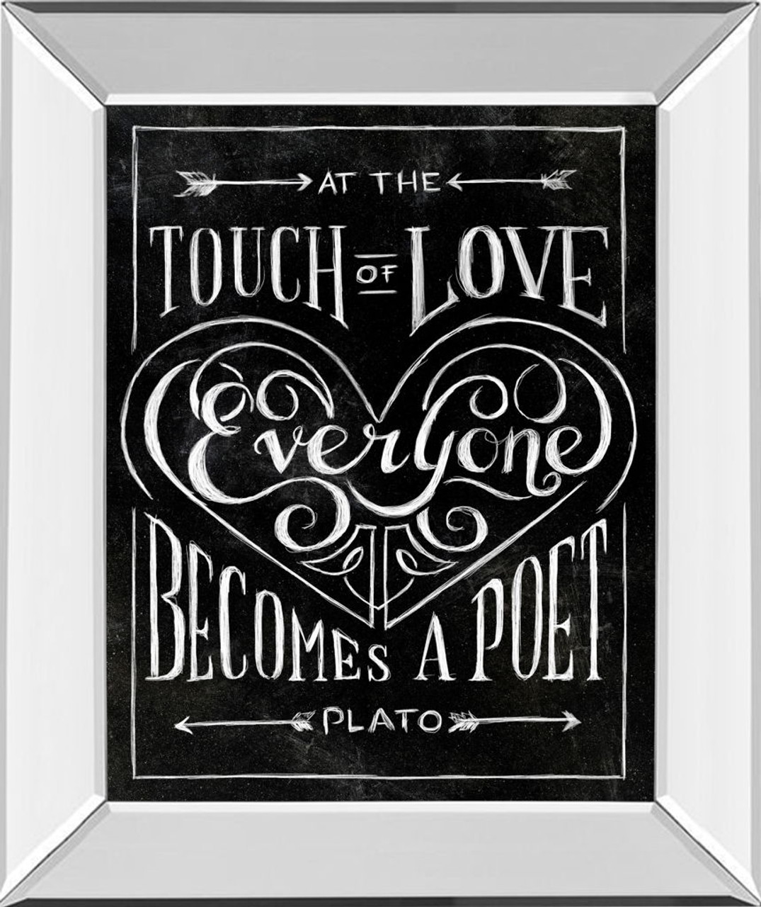 Everyone Becomes By Sundance Studio – Mirror Framed Print Wall Art – Black