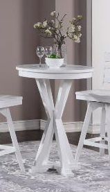 ECI Furniture Bianca Bar Height Pub Table in White 1060-01-BPT  PROMO