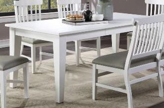 ECI Furniture Bianca Leg Dining Table in White 1060-01-LT  PROMO