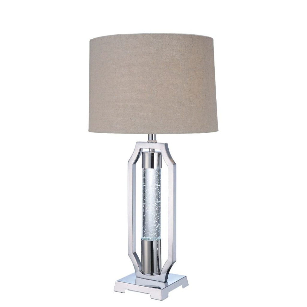 Cici – Table Lamp – Chrome – 28″