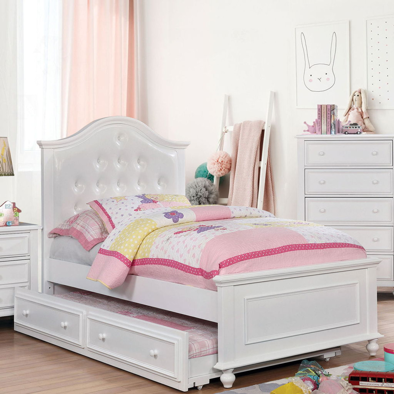 Olivia – Full Bed – White