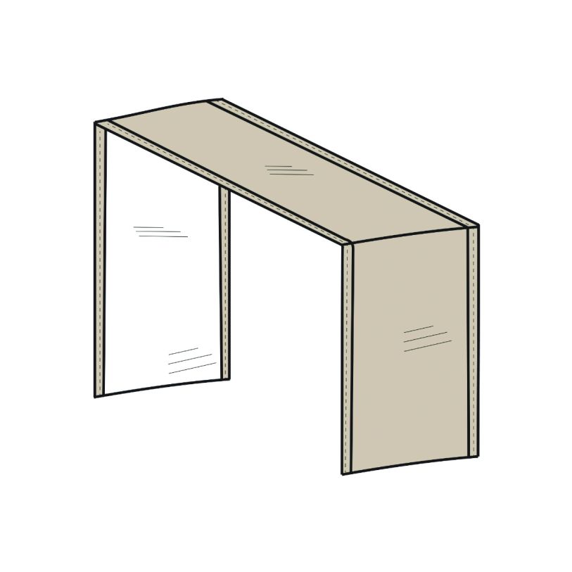 PCI Sectional Extension – 12″ Width Protective Cover in Tan 1260-TN