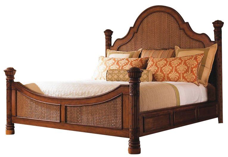 Tommy Bahama – Island Estate Round Hill Queen Bed  PROMO