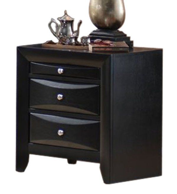 Coaster Briana Nightstand in Black