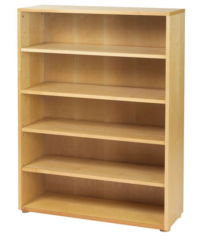 Maxtrix 5 Shelf Bookcase without Crown and Base in Natural 4750-001