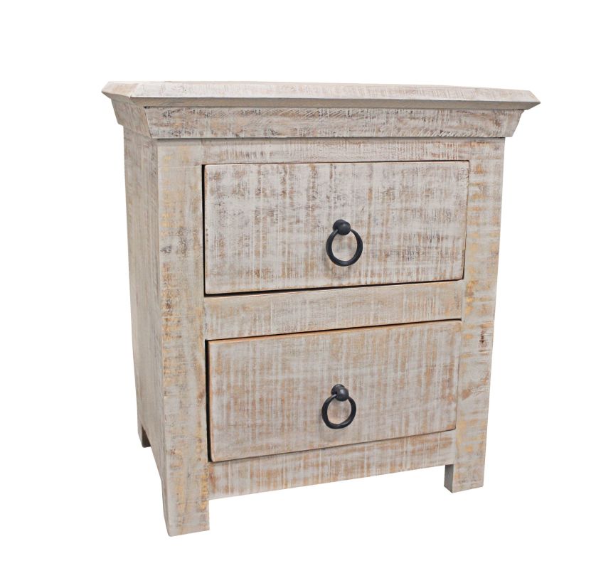 Moti Furniture Troy Nightstand in Grey 52014004