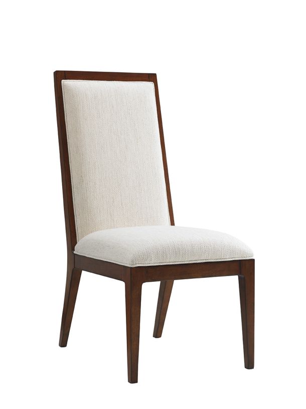 Tommy Bahama Home Island Fusion Natori Slat Back Side Chair in Ivory (Set of 2) 556-880-02  PROMO