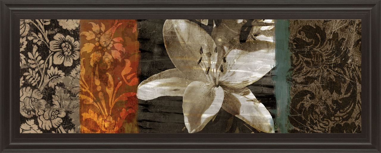 Evanescent I By Keith Mallet – Framed Print Wall Art – Dark Brown