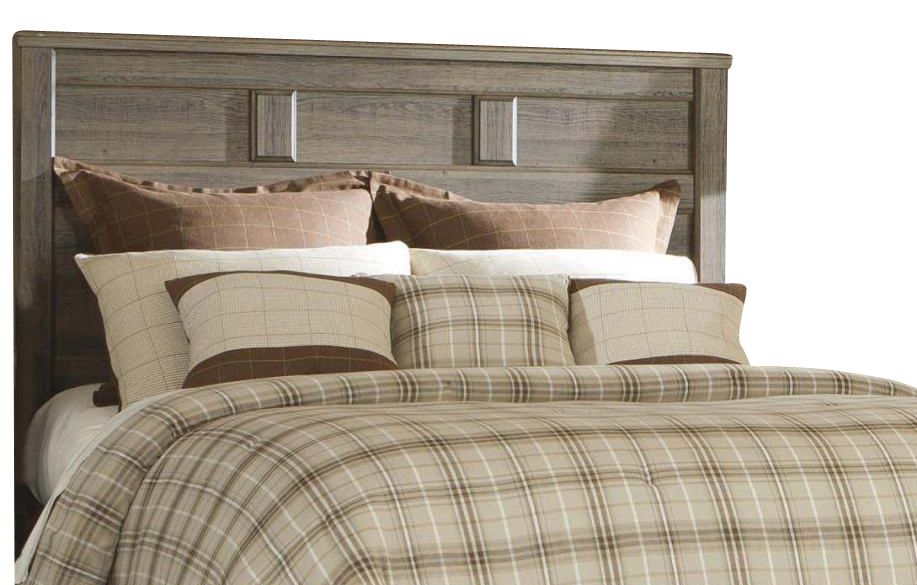 Juararo Contemporary Queen Panel Headboard Bed in Dark Brown B251-57 FedEx/UPS