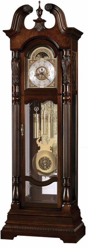 Howard Miller Lindsey Floor Clock in Cherry Bordeaux 611046 CODE:UNIV20 for 20% Off