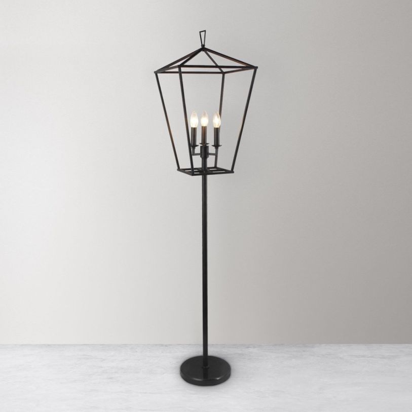 Moti Furniture Hollie Floor Lamp in Black 64110003