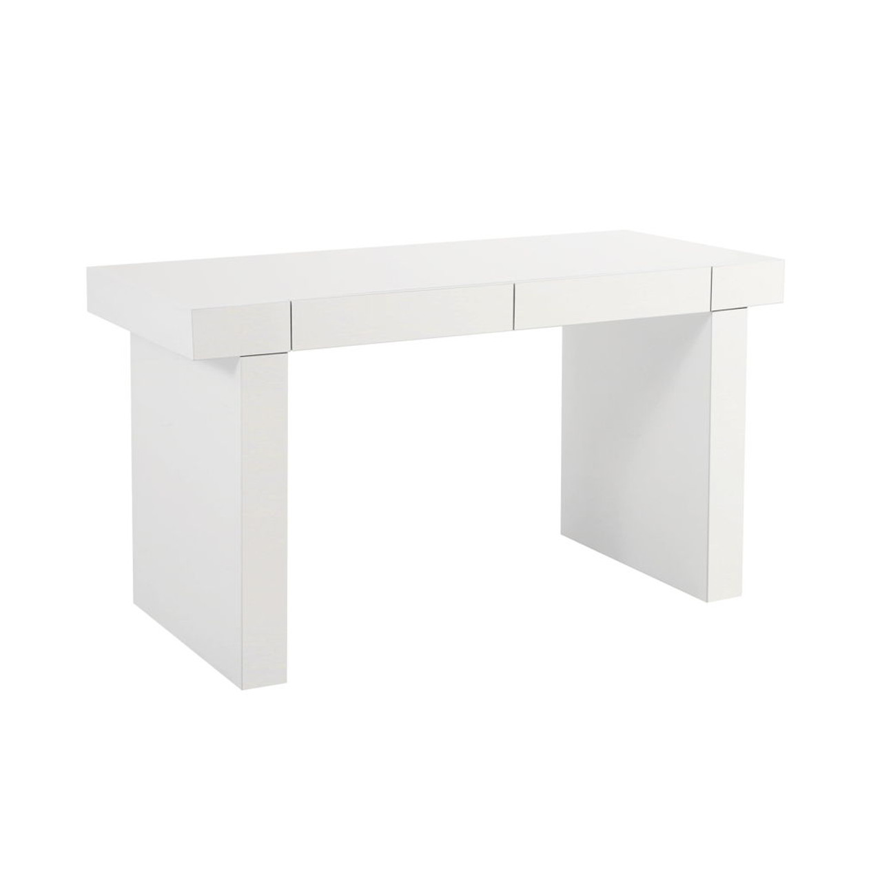 Clara – Lacquer Desk – Glossy White