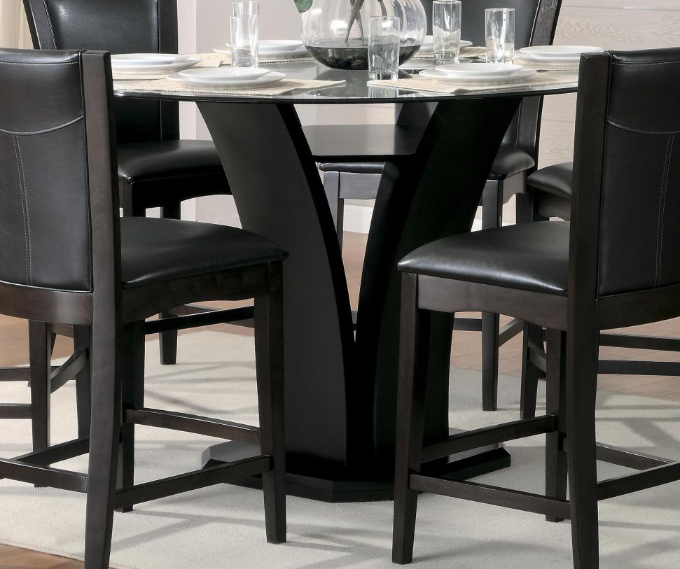 Homelegance Daisy Round Counter Height Table in Espresso 710-36RD