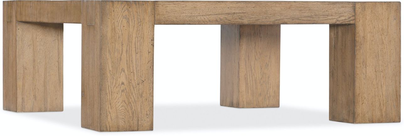 Hooker Furniture Commerce and Market Square Cocktail Table in Medium Wood 7228-80004-85