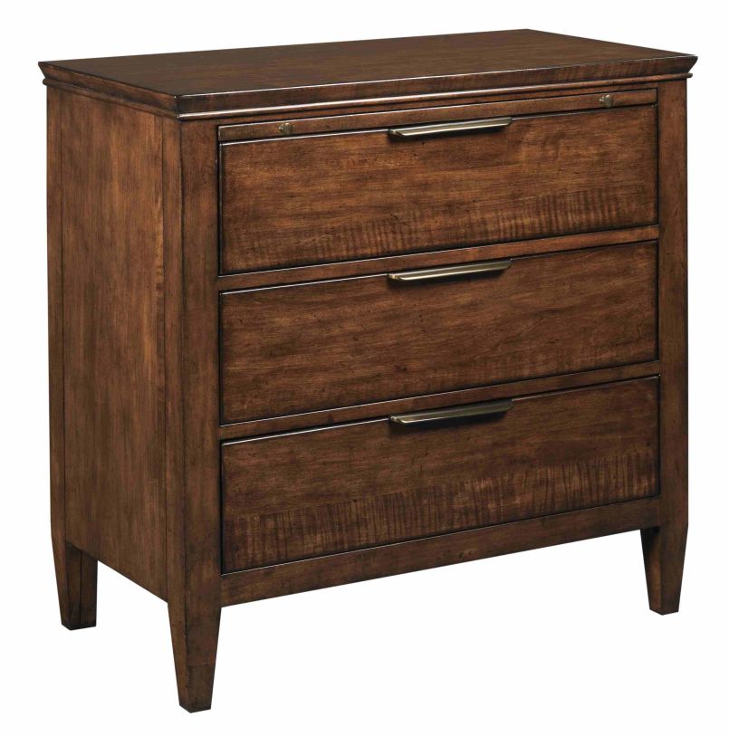 Kincaid Elise Solid Wood Bedside Chest in Amaretto 77-142