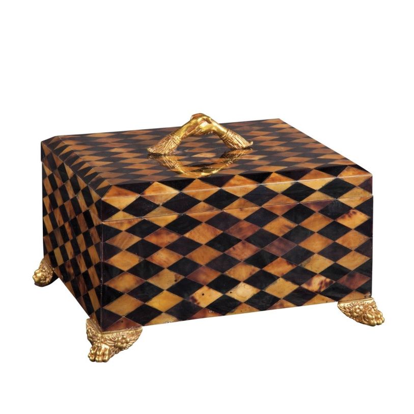 Maitland-Smith Harlequin Box in Light and Dark 8101-11