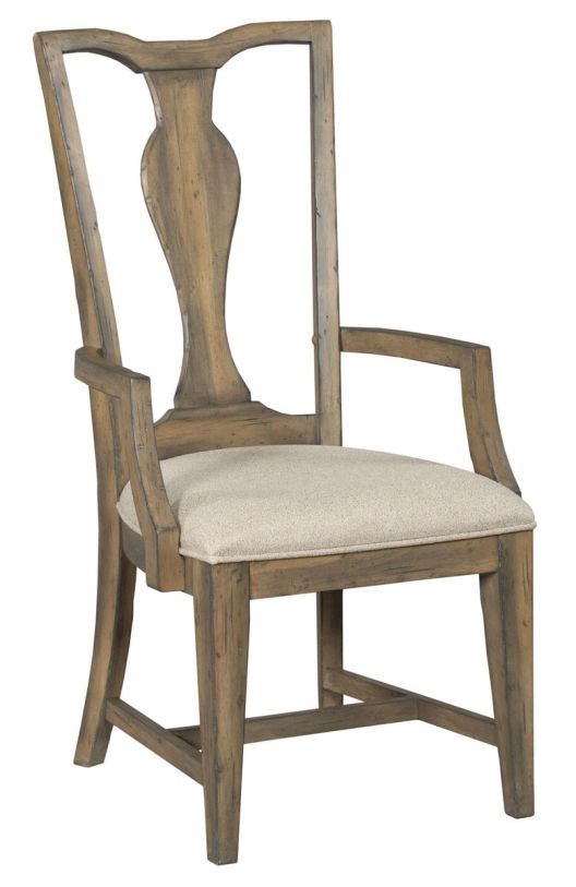 Kincaid Furniture Mill House Copeland Arm Chair in Barley (Set of 2) 860-637 CLOSEOUT