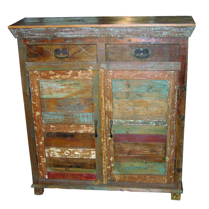 Meva Furniture Rainforest 2 Drawer 2 Door Hall Chest in Wood