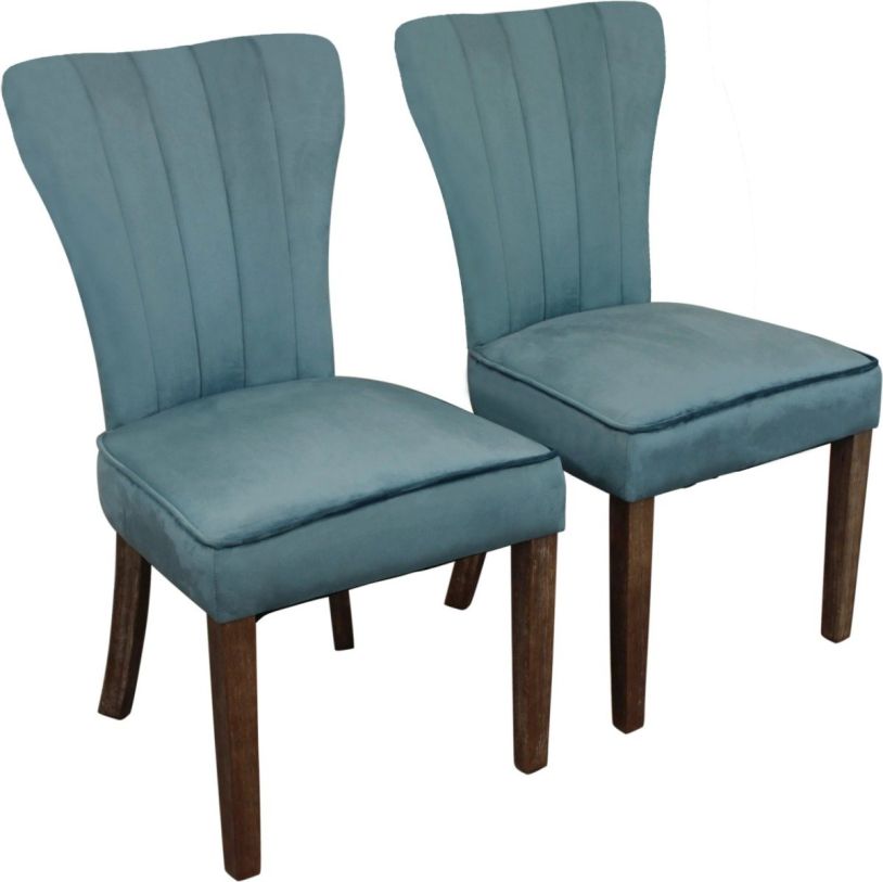 Moti Furniture Inwood Side Chair (Set of 2) in Teal 88011083