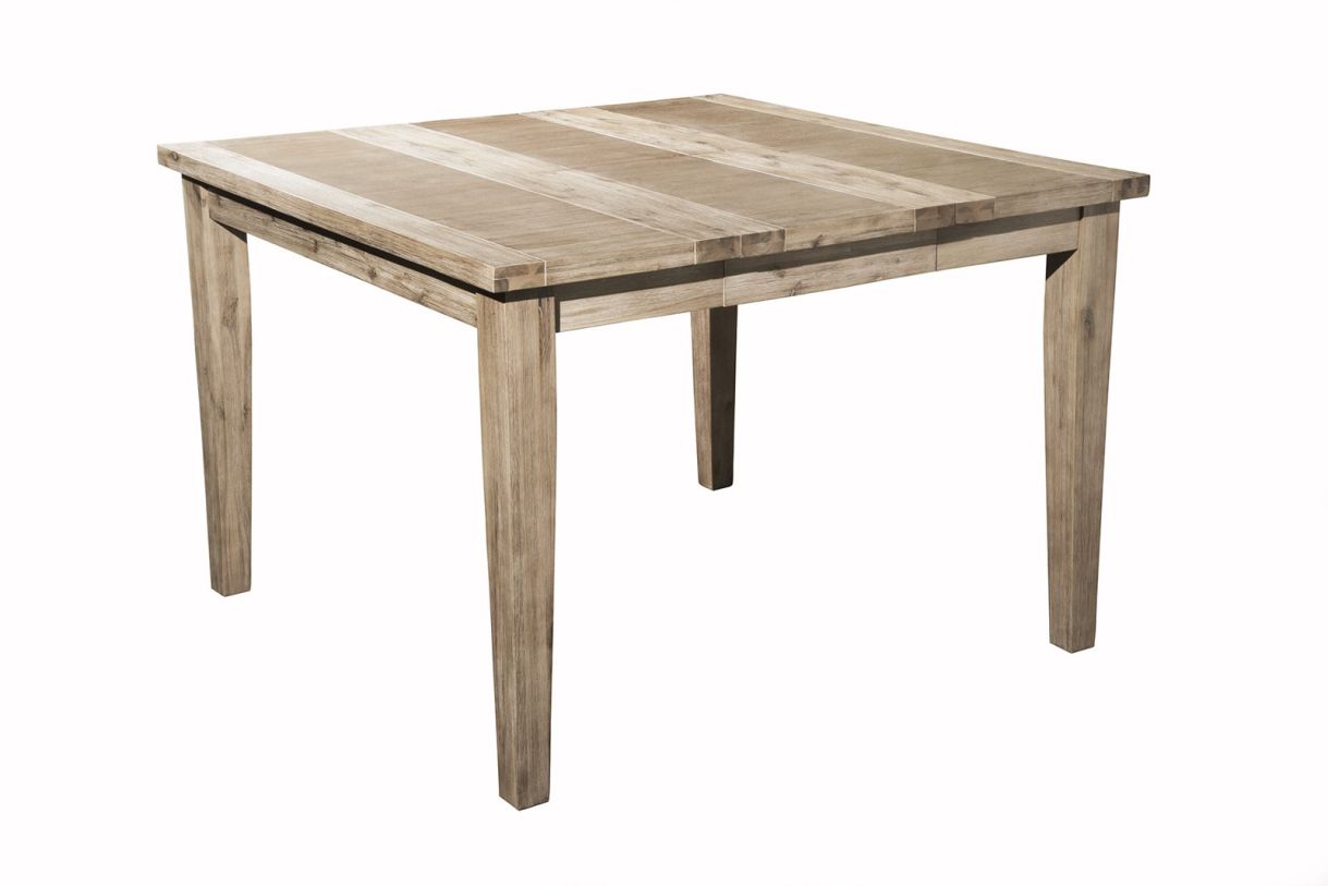 Alpine Furniture Aspen Pub Table in Iron Brush Antique Natural 8812-03