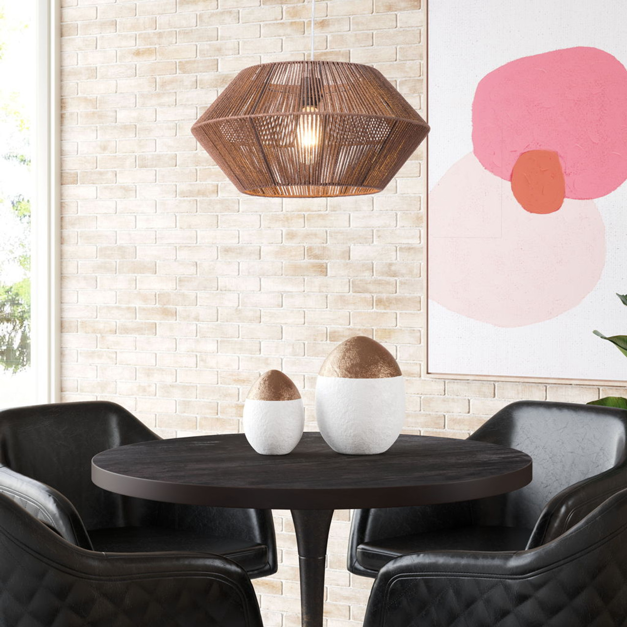 Kendrick – Ceiling Lamp – Brown