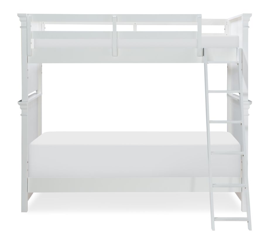 Legacy Classic Kids Canterbury Bunk Bed (Twin over Twin) in Natural White 9815-8110K