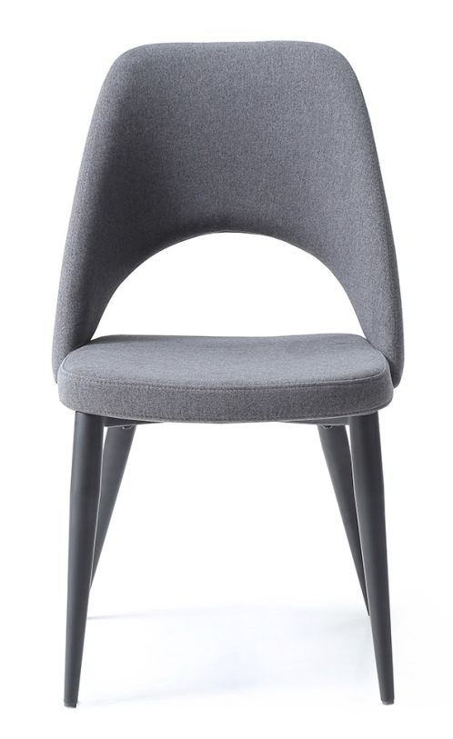 Whiteline Modern Living Audrey Dining Chair in Navy Blue DC1473-NVY (Set of 2)