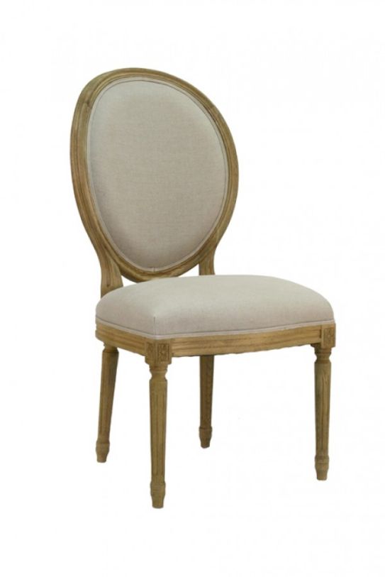 Zentique Medallion Side Chair in Natural Oak (Set of 2) B004 E255 A003