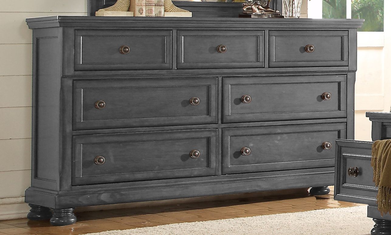 Titanic Furniture B213 Dresser in Gray B213 D