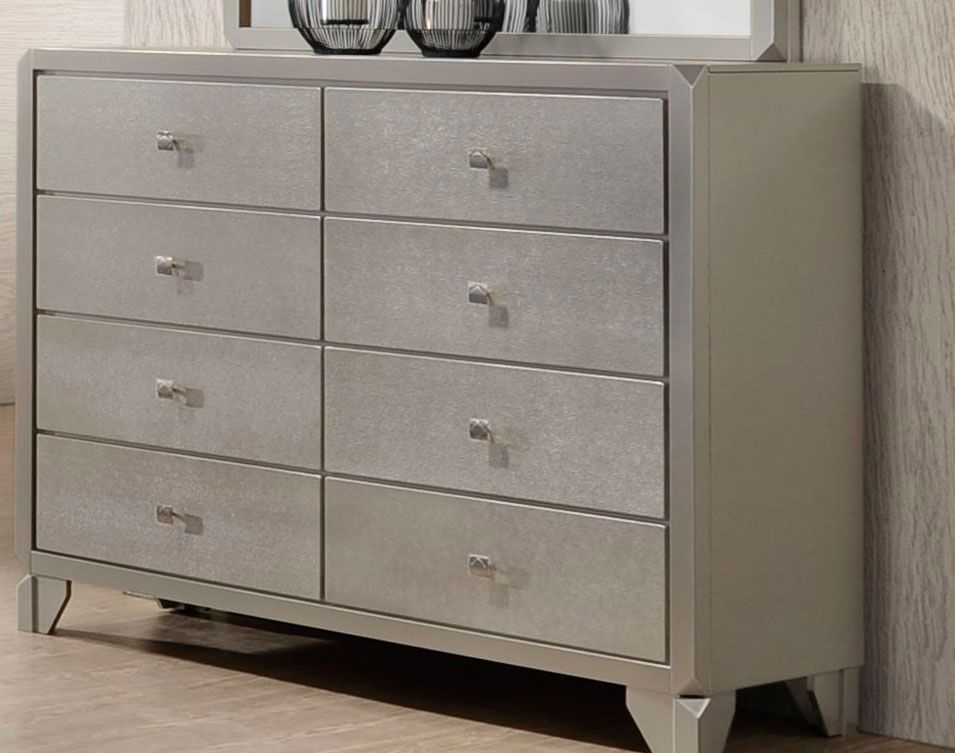 Titanic Furniture Nikos Dresser in Silver B360 D