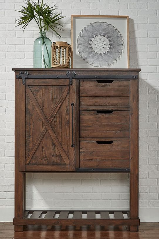 Sun Valley Barn Door Chest in Rustic Timber SUVRT5630