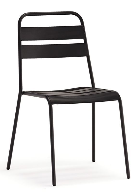 Whiteline Modern Living Belle Outdoor Dining Chair in DC1678-GRY (Set of 4) CLOSEOUT