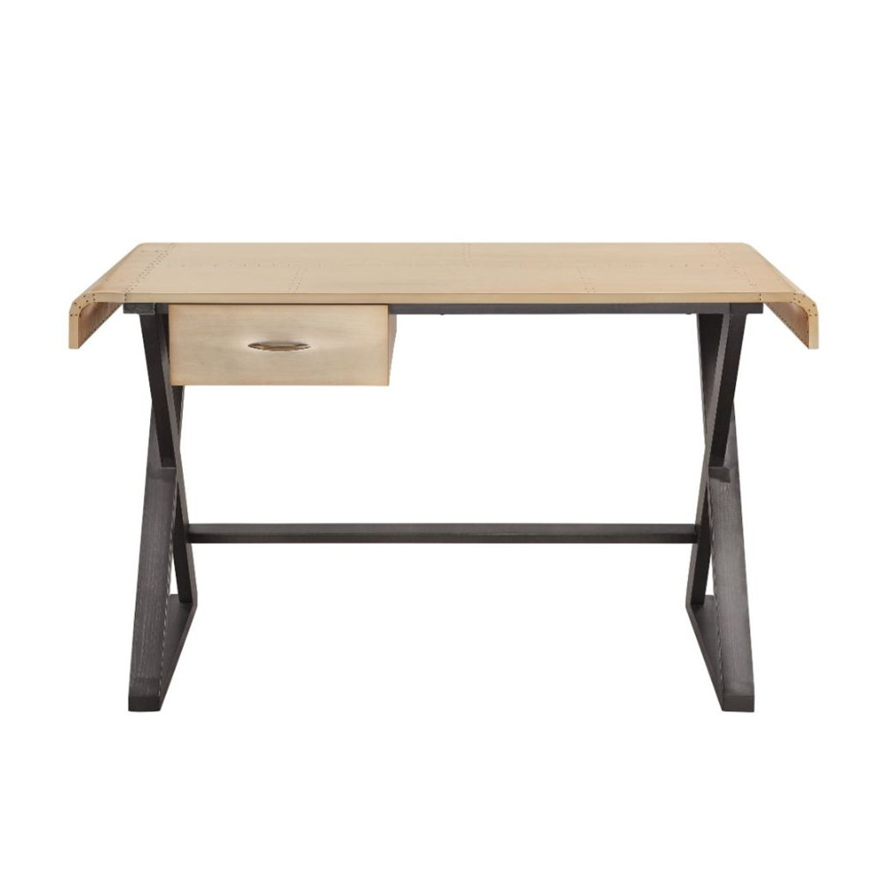 Danton – Desk – Gold Aluminum