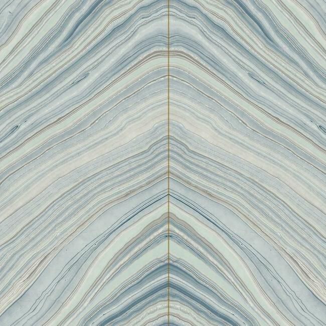 York Candice Olson Modern Artisan II D83 Onyx Strata Wallpaper in Blue CI2412 (Double Roll) FedEx/UPS