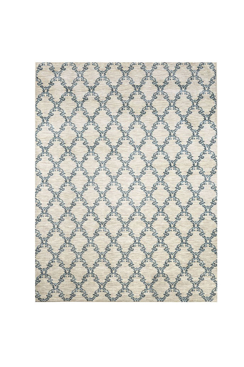 Acanthus – 5′ x 8′ Area Rug – Light Gray