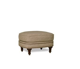 Aria Designs Davidson Ottoman with Nails in Buckskin 600952-1513-2O