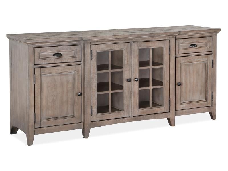 Magnussen Paxton Place Console 70″ in Dovetail Grey E4805-05