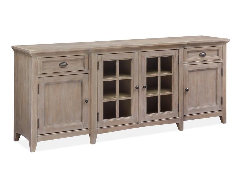 Magnussen Paxton Place Console 80″ in Dovetail Grey E4805-08