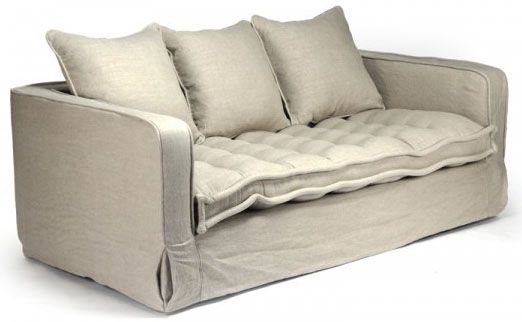 Zentique Rosselyn Sofa in Cream F238-200 A043 E272