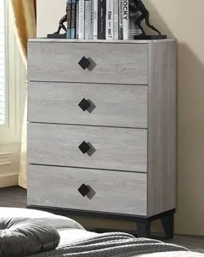 Boss Furniture F5459 4 Drawer Chest in Cream