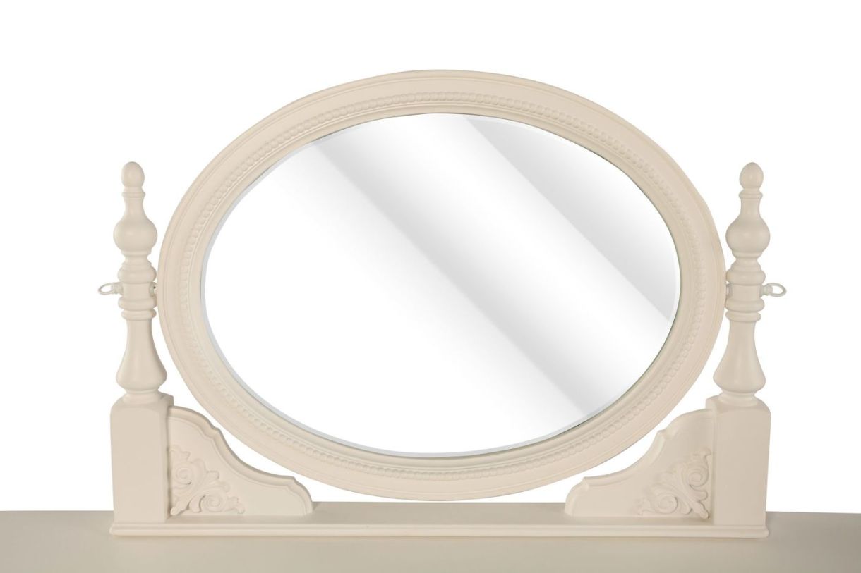 Emma Mason Signature Darlene Vanity Mirror in White CLOSEOUT