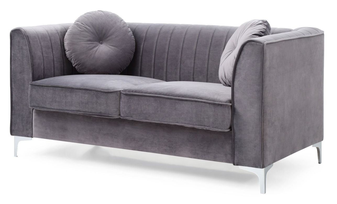 Glory Furniture G790A Loveseat in Gray G790A-L