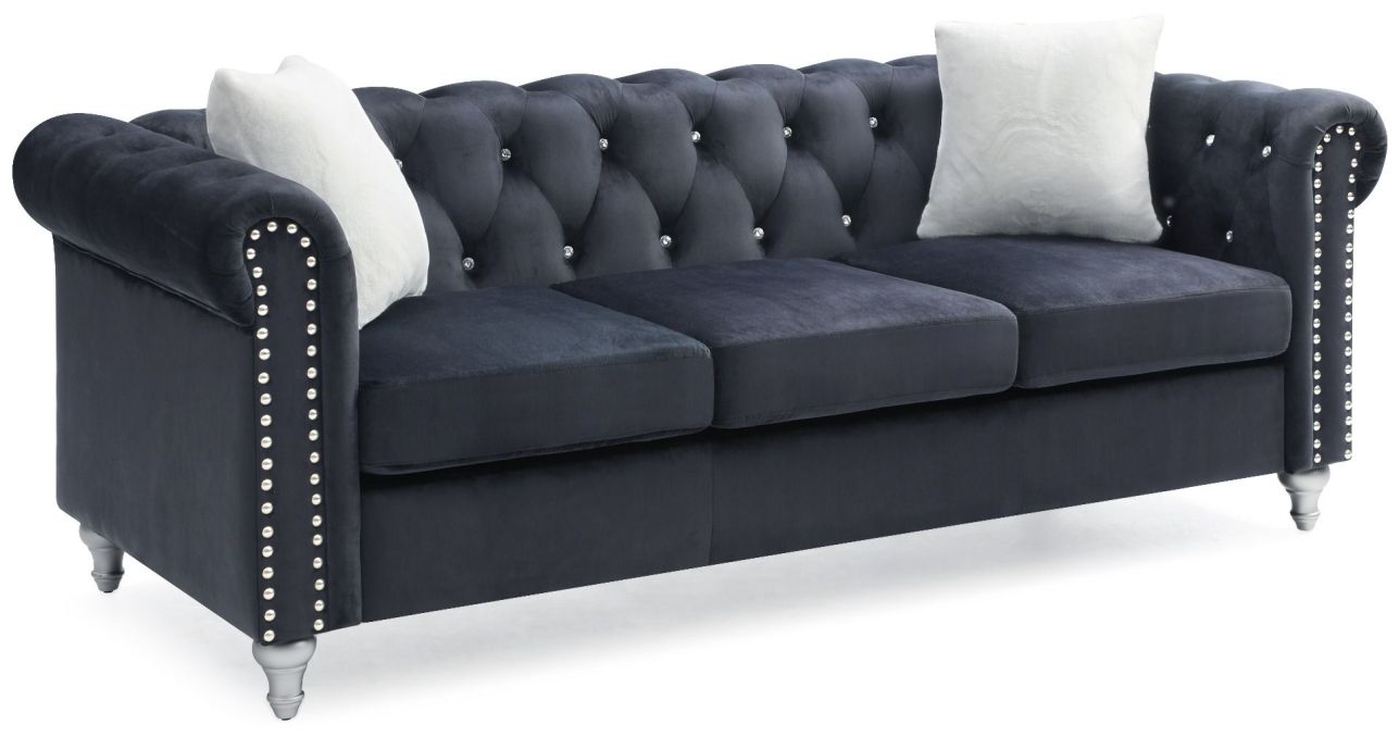 Glory Furniture G863A Sofa in Black G863A-S