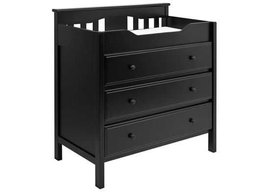 DaVinci Baby Jayden Collection 3 Drawer Changer Dresser in Ebony M5925E