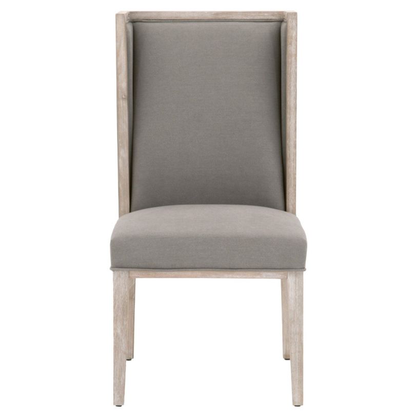 Essentials For Living Martin Wing Chair (Set of 2) in LiveSmart Peyton Slate 6009.NG/LPSLA