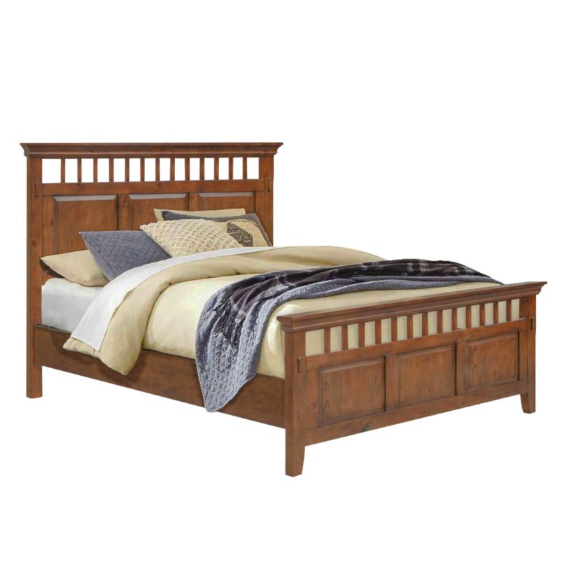 Sunset Trading Ballwin King Panel Bed in Chestnut CF-4902-0877-KB