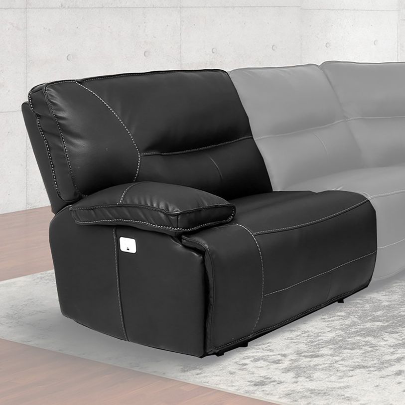 Parker House Spartacus Power Left Arm Facing Recliner in Black MSPA#811LPH-BLC   PROMO