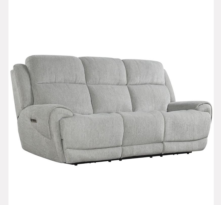 Parker House Spencer Power Sofa in Silver MSPE#832PH-TPE CLOSEOUT