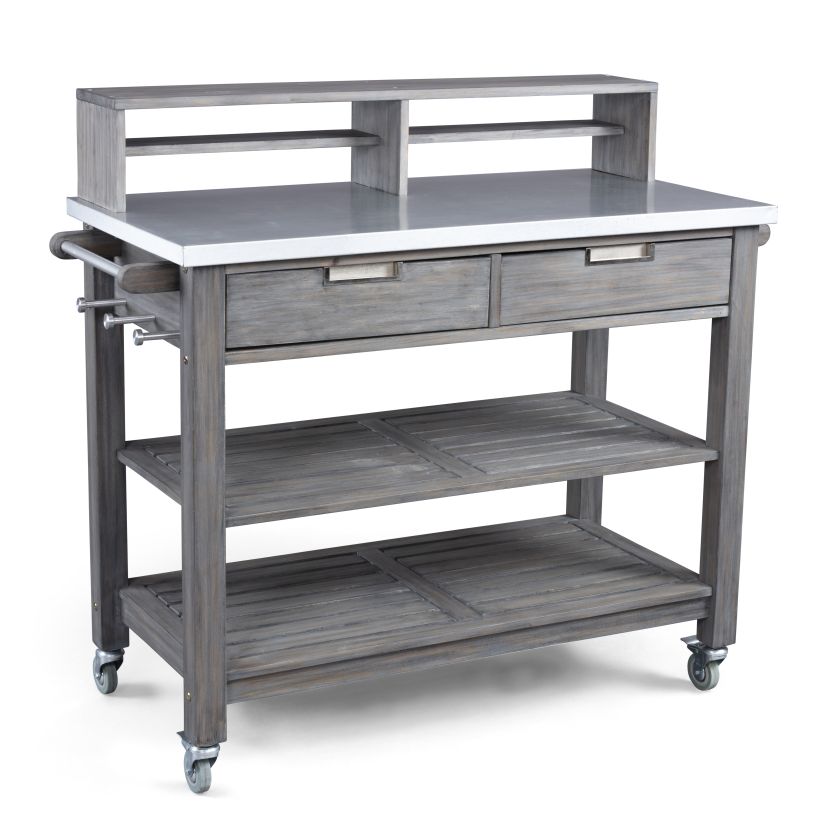 Homestyles Maho Potting Bench in Gray 5664-91 FedEx/UPS