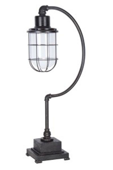 Jae Metal Desk Lamp in Antique Black L734232 FedEx/UPS